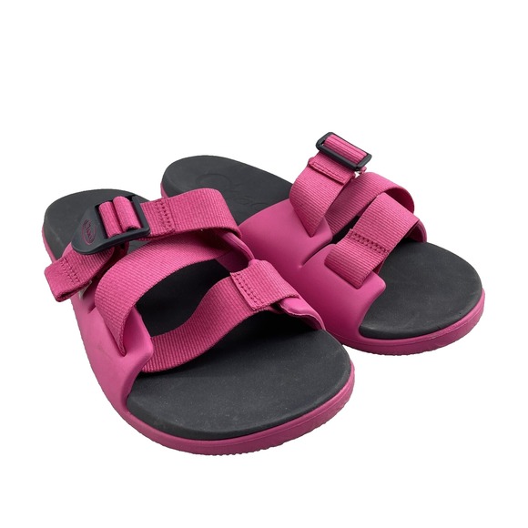 Chaco Chillos Sandals Womens 7 Hot Pink Recovery Outdoor Garden Camping Gorpcore - Picture 1 of 10